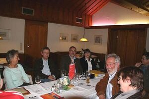 Die Kreisräte Birgit Großkopf, Toni Neumaier und Martin Pschorr in Neufahrn