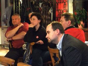 Landratskandidat Martin Bengler in Massenhausen