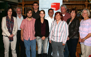 Der neue Vorstand des SPD-Ortsvereins Neufahrn