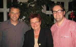 Peter Warlimont, Eva Bönig und der Künstler: André Hartmann